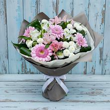 Букет цветов из:  Герберы, Альстромерии и Хризантемы #REPLACE_PRED# Усмани