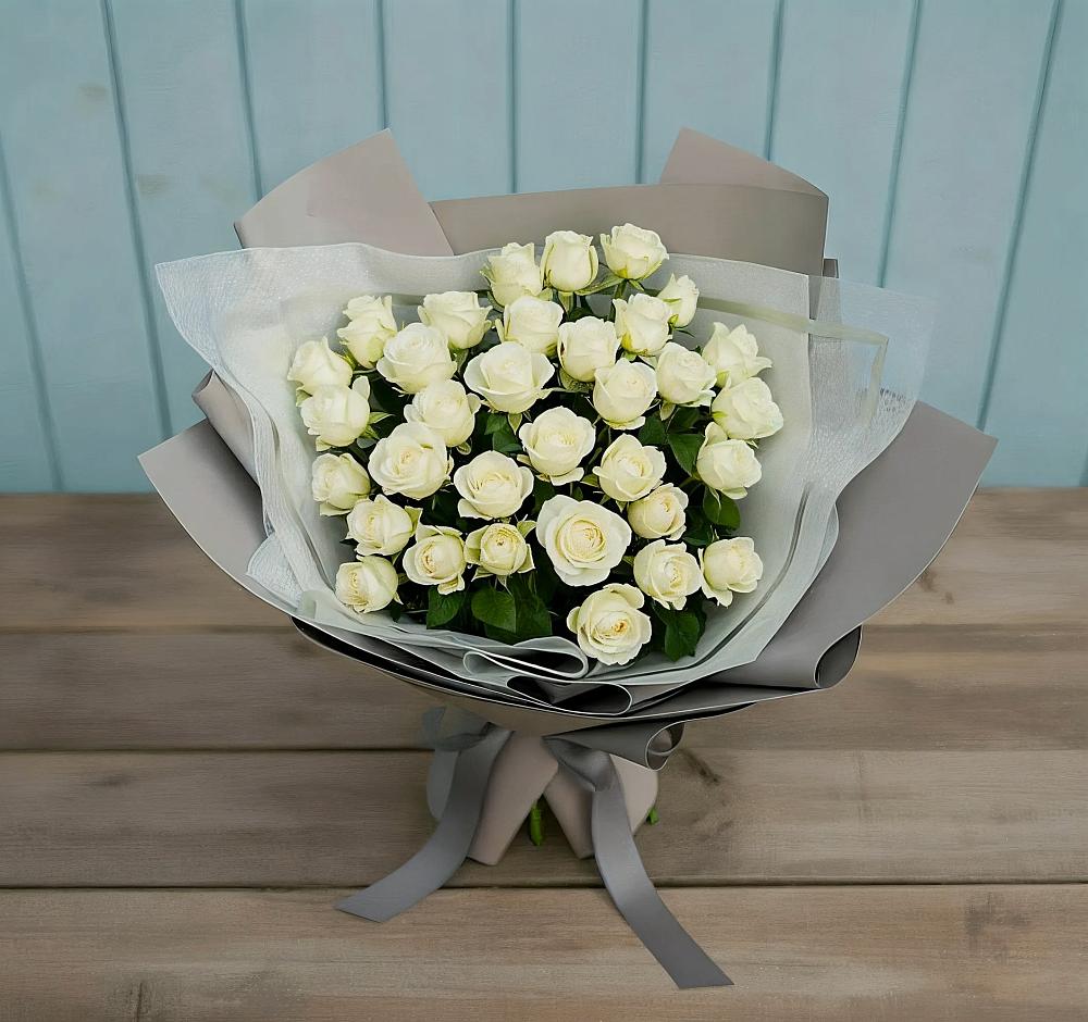 Букет Белоснежная нежность в Усмани