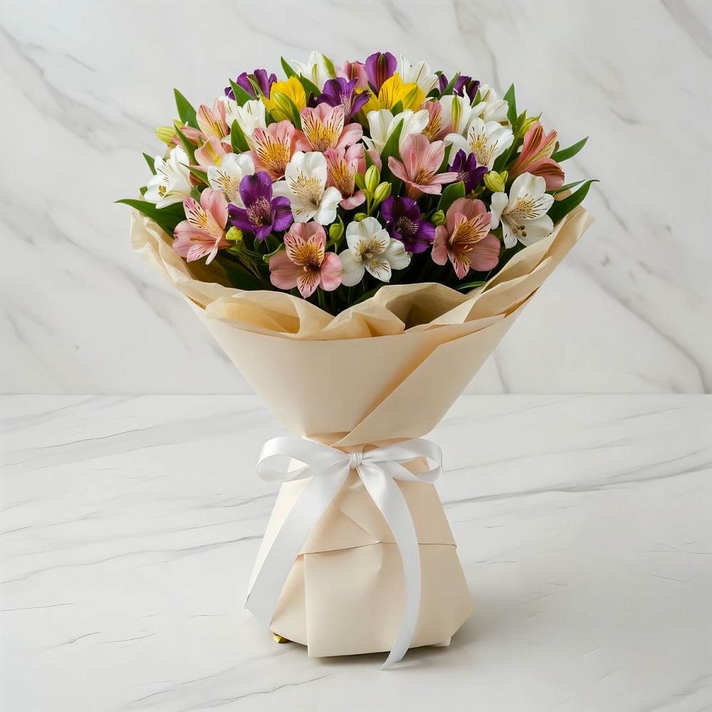 Букет цветов из: Альстромерии в Усмани