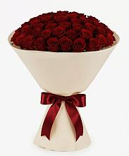 Букет 101 Бордовая роза Блэк Бакарра #REPLACE_PRED# Усмани