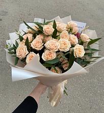 Букет Кремовые розы Латте в Усмани