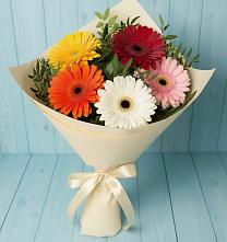 Букет цветов из:  Герберы #REPLACE_PRED# Усмани