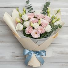 Букет цветов из:  Лизиантусы в Усмани