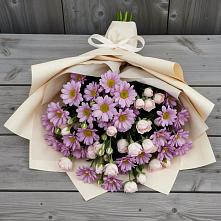 Букет цветов из:  Розы и Хризантемы в Усмани