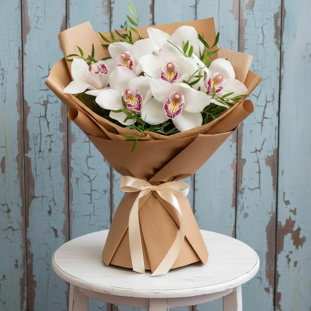 Букет цветов из: Орхидеи и Розы в Усмани