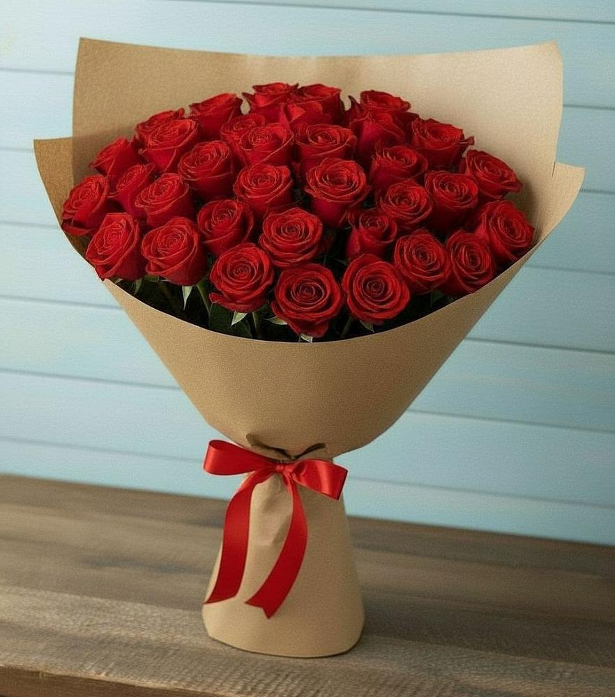 Букет Красные розы Милано в Усмани