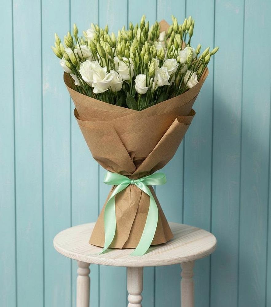 Букет цветов из: Лизиантусы в Усмани