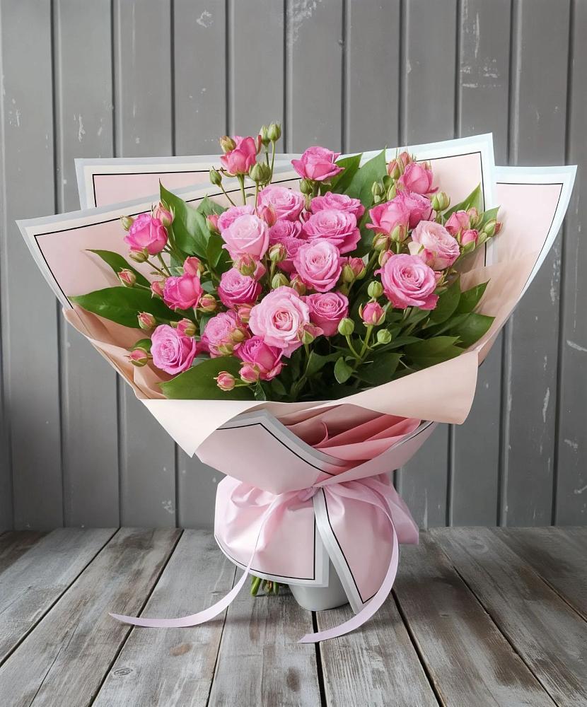 Букет Розовый кустик в Усмани