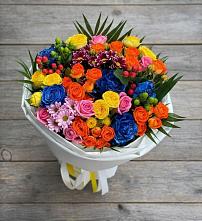 Букет цветов из:  Розы и Хризантемы в Усмани