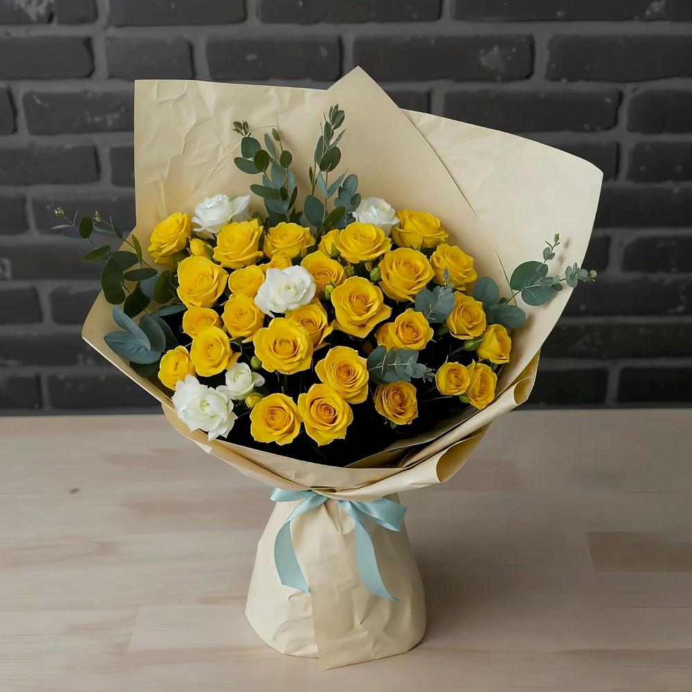 Букет цветов из: Розы в Усмани