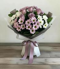 Букет цветов из:  Хризантемы и Розы #REPLACE_PRED# Усмани