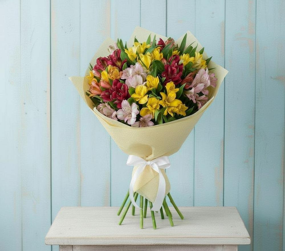 Букет цветов из: Альстромерии в Усмани